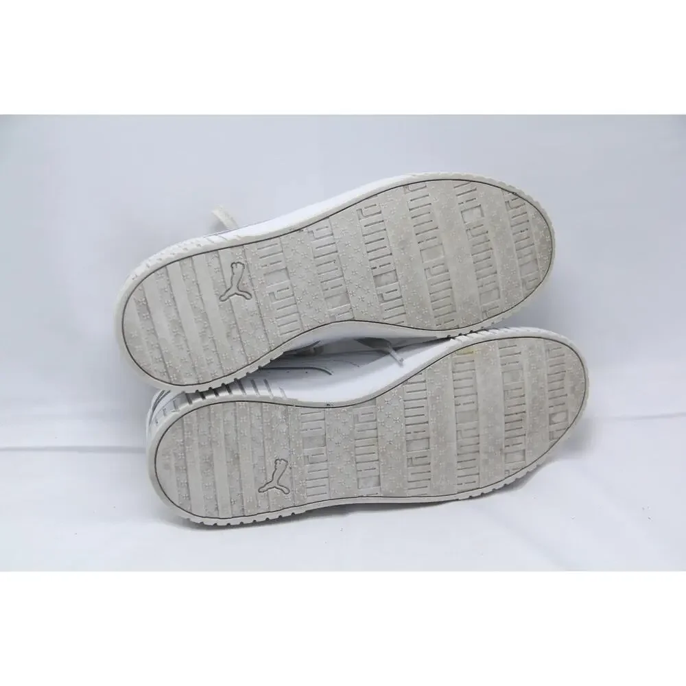 PUMA Carina 2.0 Shoes Womens Size 10.5 White Leather Casual Sneakers